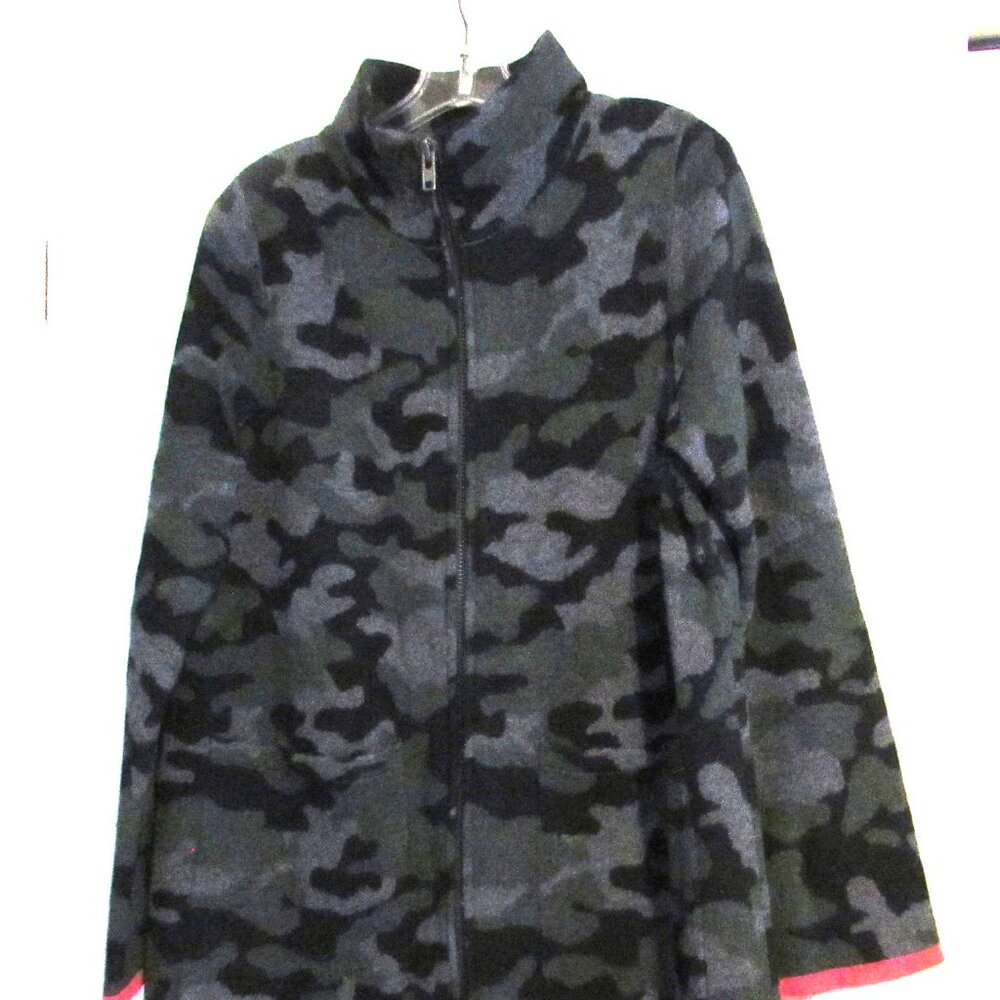 FIELD FLOWER by ANTHROPOLOGIE Women's Medium Wool Camo Sweater Coat Size M
